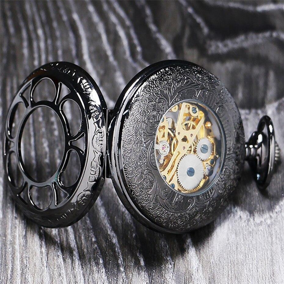 Montre à gousset mouvement apparents par fenêtre en hardlex Ma montre à gousset