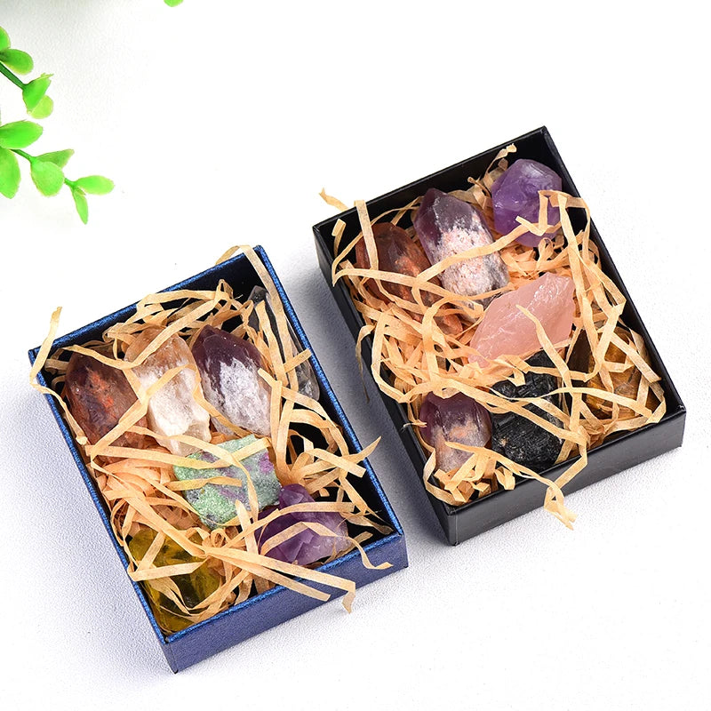 🌿💎 Lot de Pierres Naturelles Brutes 100 g – Lithothérapie & Création 🌙💫