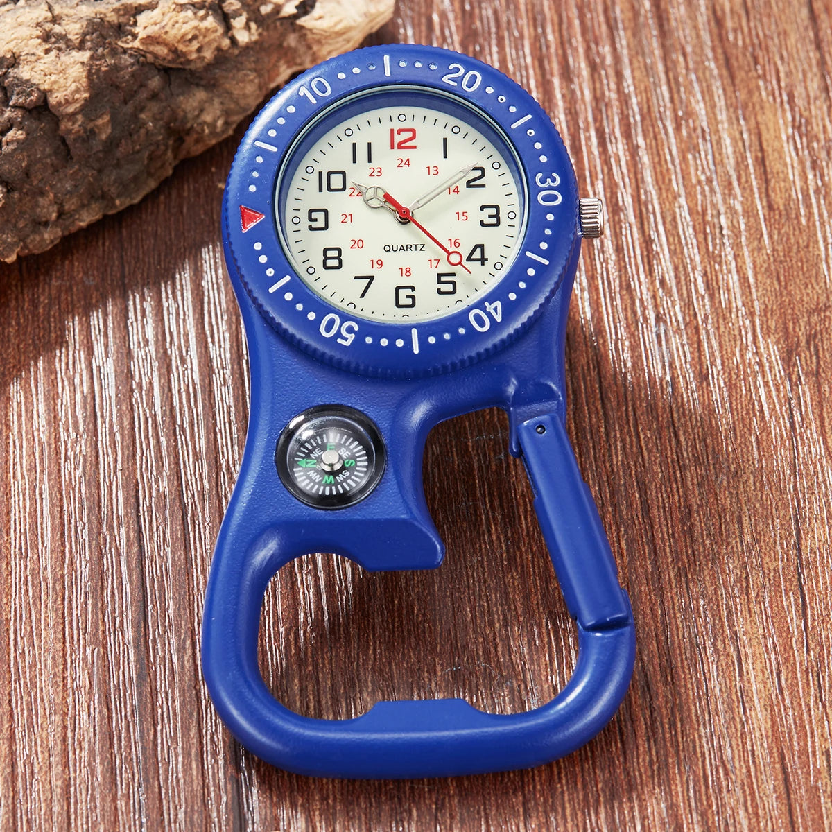 Montre quartz mousqueton pour les activités physiques extérieures Ma montre à gousset