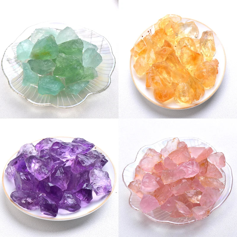 🌿💎 Lot de Pierres Naturelles Brutes 100 g – Lithothérapie & Création 🌙💫
