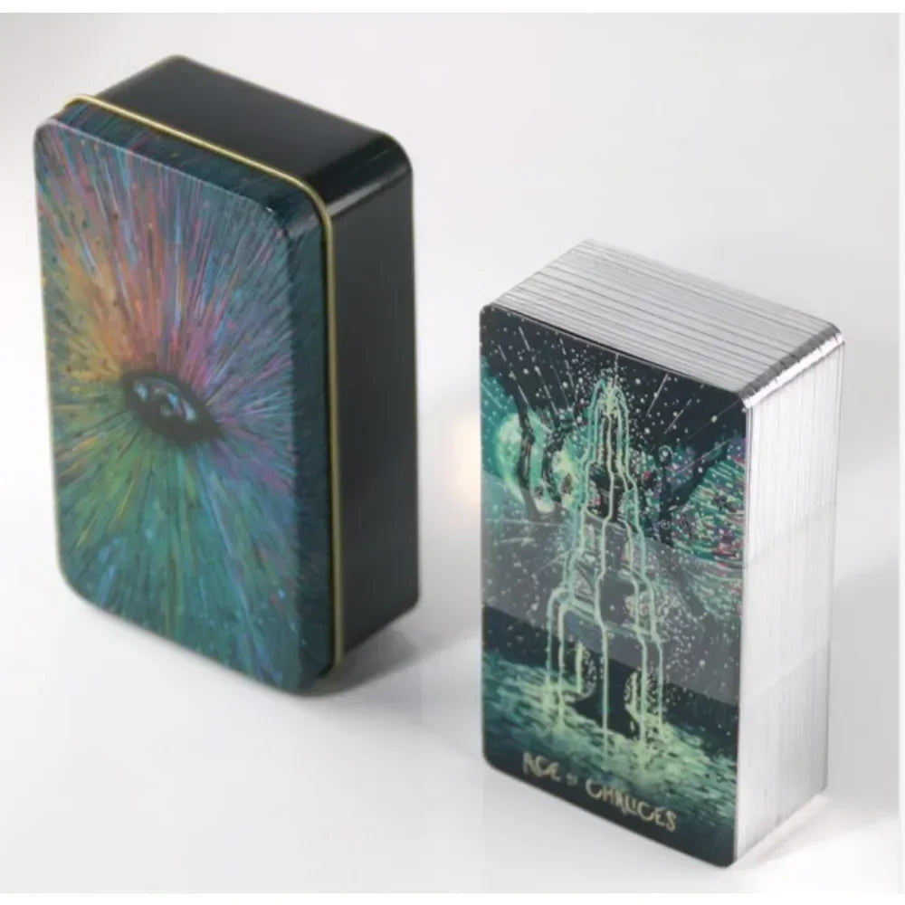 🌌🔮 Jeu de Tarot Mystique – Cartes Divinatoires pour Guidance & Intuition 🃏✨