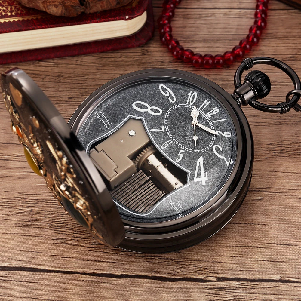 Montre à gousset musicale surprise Montre à gousset