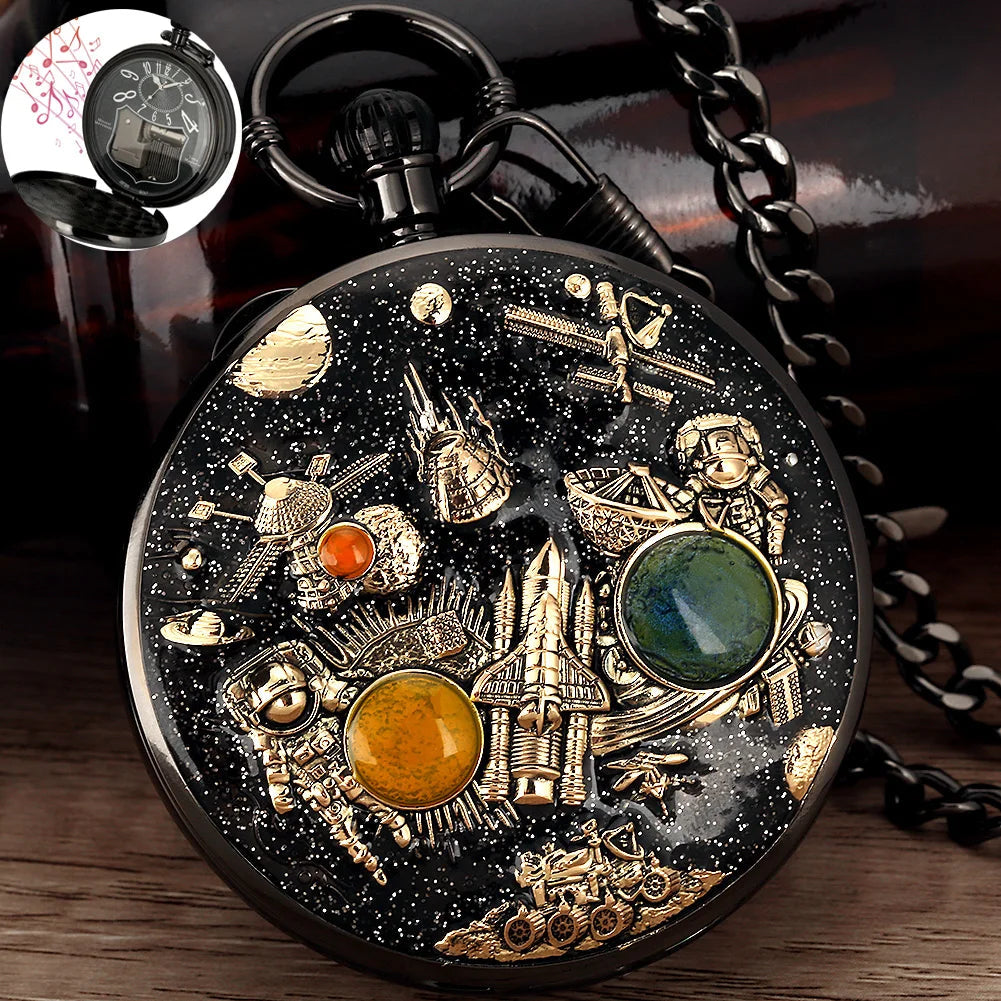 Montre à gousset musicale surprise Montre à gousset