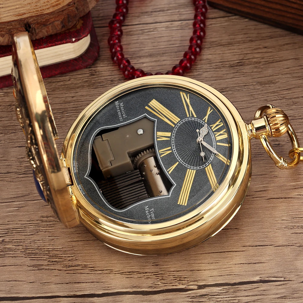 Montre à gousset musicale surprise Montre à gousset
