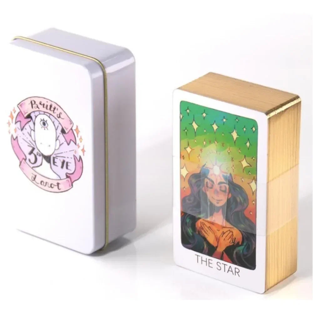 🌌🔮 Jeu de Tarot Mystique – Cartes Divinatoires pour Guidance & Intuition 🃏✨