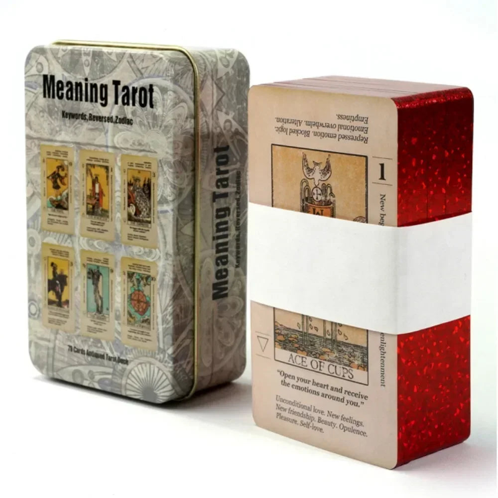 🌌🔮 Jeu de Tarot Mystique – Cartes Divinatoires pour Guidance & Intuition 🃏✨