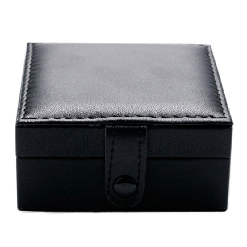 Ecrin pour montre de poche en cuir noir Ma montre à gousset