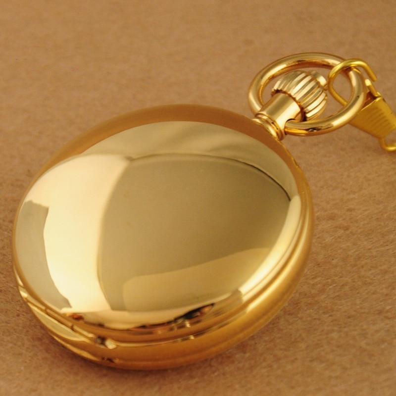 Montre à gousset  à mouvement mécanique à remontage manuel entièrement dorée Ma montre à gousset