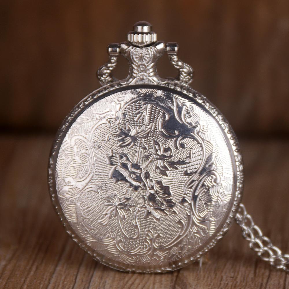 Montre à gousset Mouvement quartz thématique Halloween Ma montre à gousset