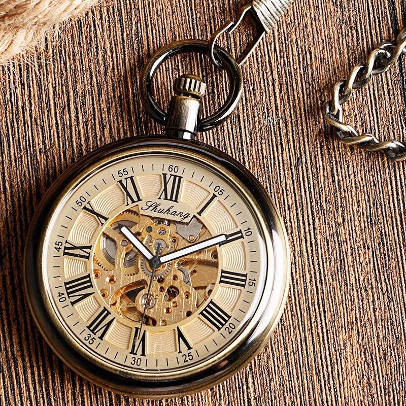 Montre à gousset mécanique à mouvement automatique et remontage par balancier Ma montre à gousset