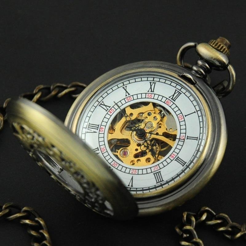 Montre à gousset mecanique à remontage manuel "Alice" Ma montre à gousset