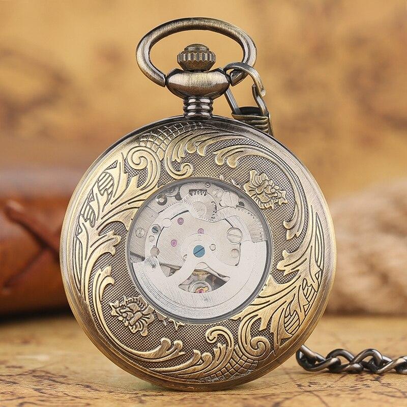 Montre à gousset mécanique automatique à remontage manuel, capot avant sur la  thématique du Paon Ma montre à gousset
