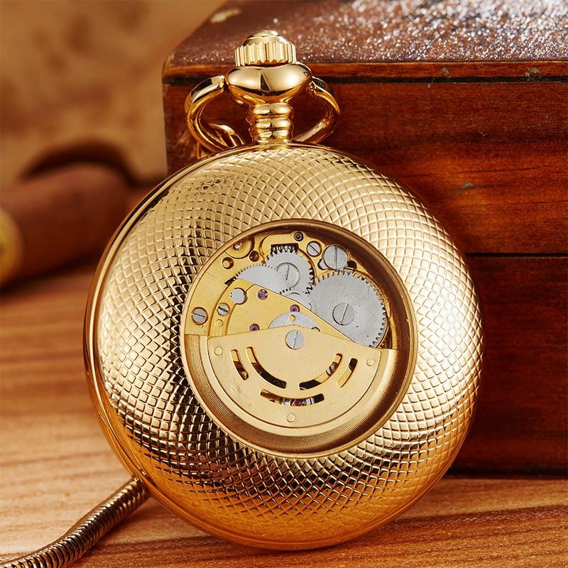 Montre à gousset mécanique automatique à remontage par balancier Ma montre à gousset
