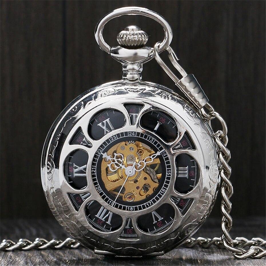 Montre à gousset mouvement  apparents par fenêtre en hardlex Ma montre à gousset