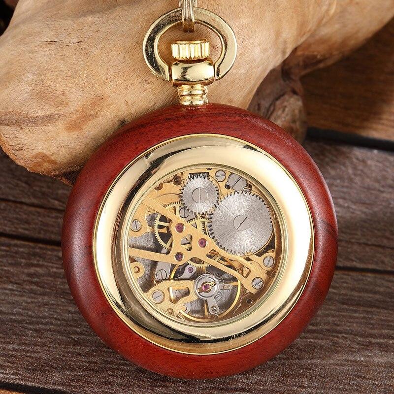 Montre à gousset mouvement à remontage manuel et boitier bois Ma montre à gousset