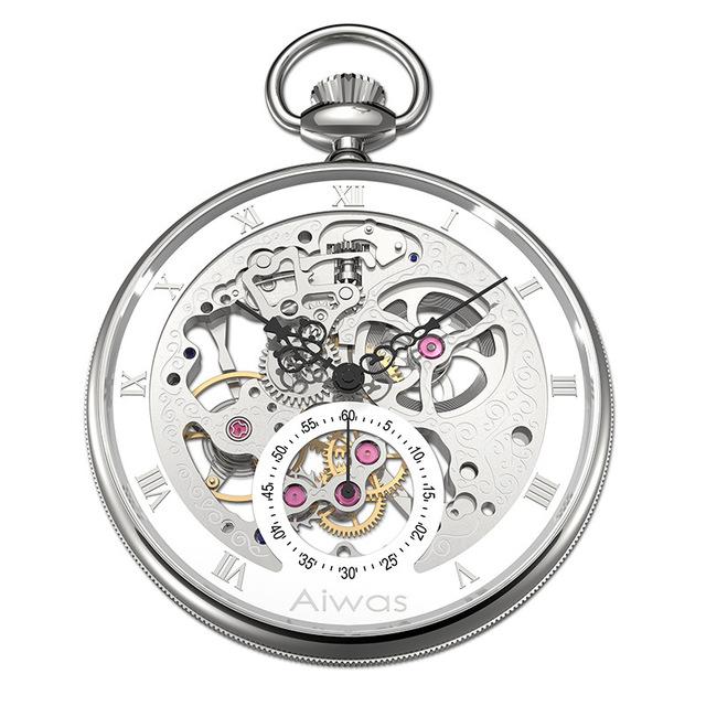 Montre à gousset mouvement automatique sea-gull pilote 1963 Ma montre à gousset